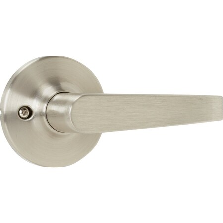 Steel Pro Brushed Nickel Straight Passage Door Lever LHX203B